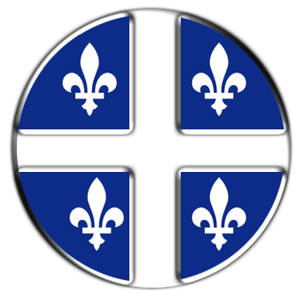 drapeau quebec rond